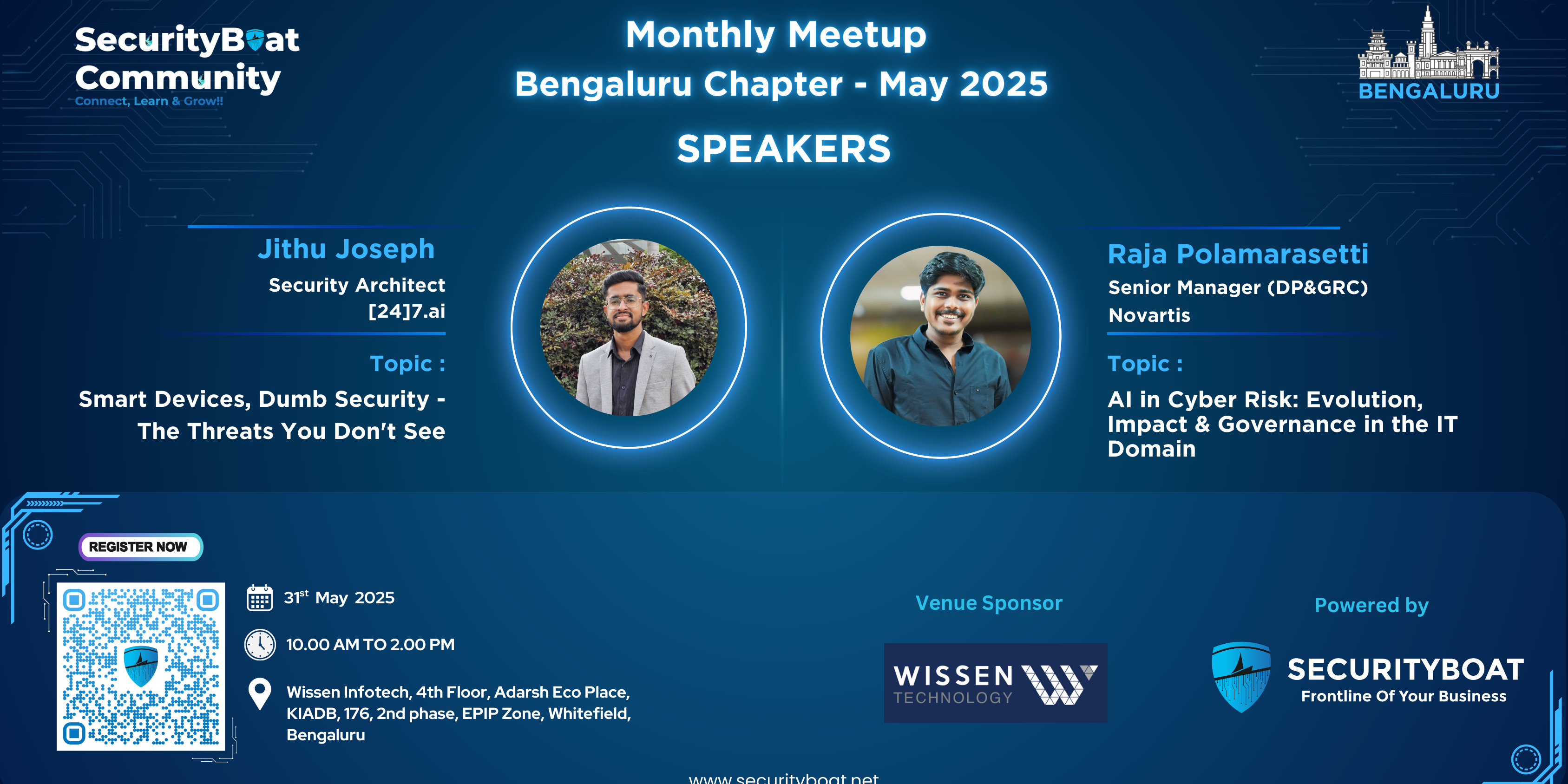 SecurityBoat Monthly Meetup – Bengaluru Chapter (May 2025)