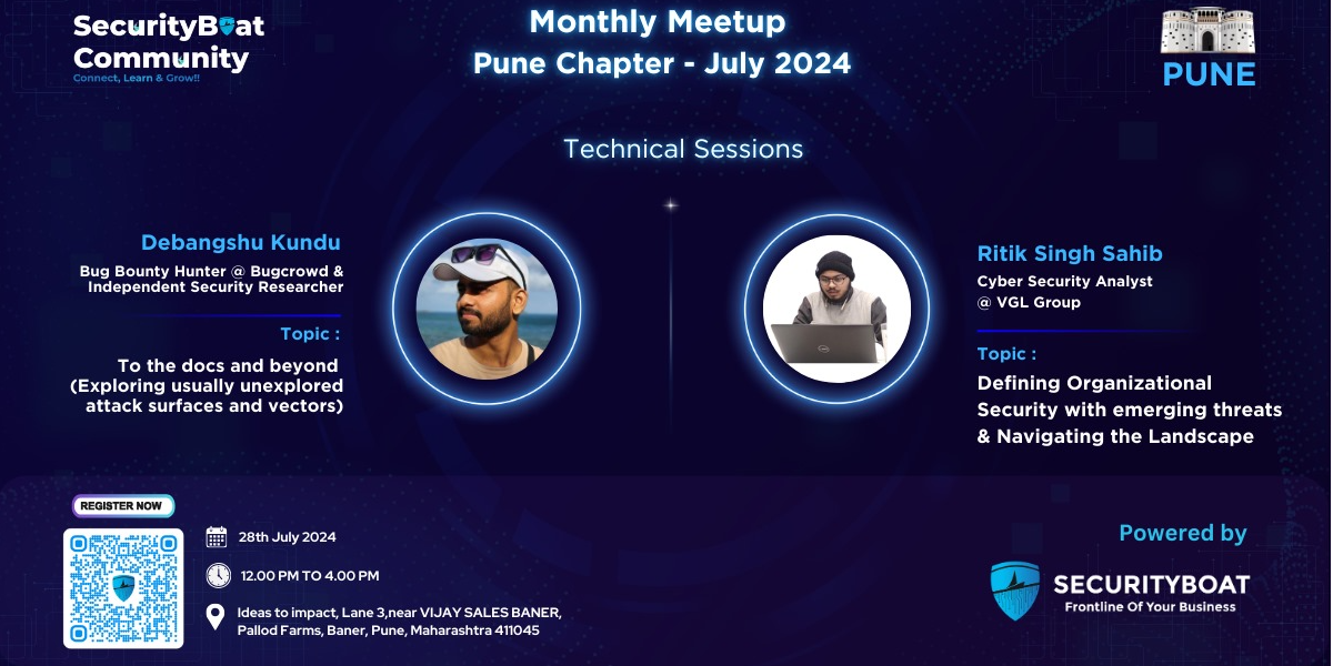 SecurityBoat Community Meetup (Pune) - July 2024
