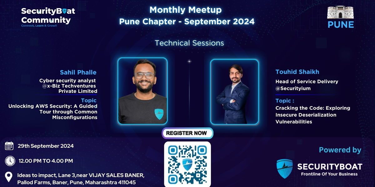 SecurityBoat Community Meetup (Pune) - September 2024
