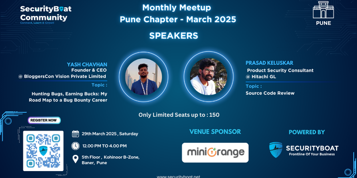 SecurityBoat Community Meetup (Pune)- March, 2025