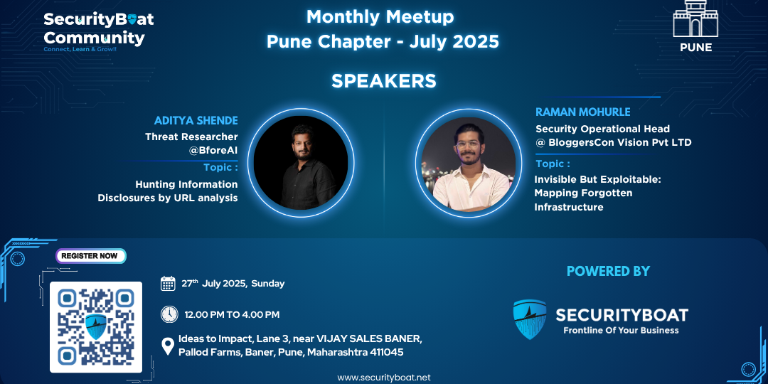 SecurityBoat Community Meetup (Pune) - July 2025