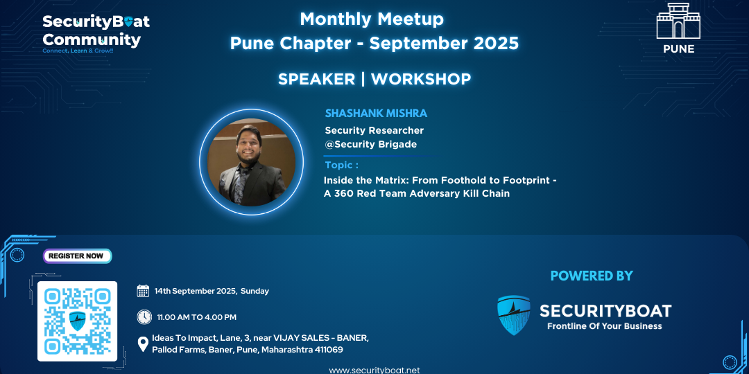SecurityBoat Community Meetup (Pune)- September, 2025