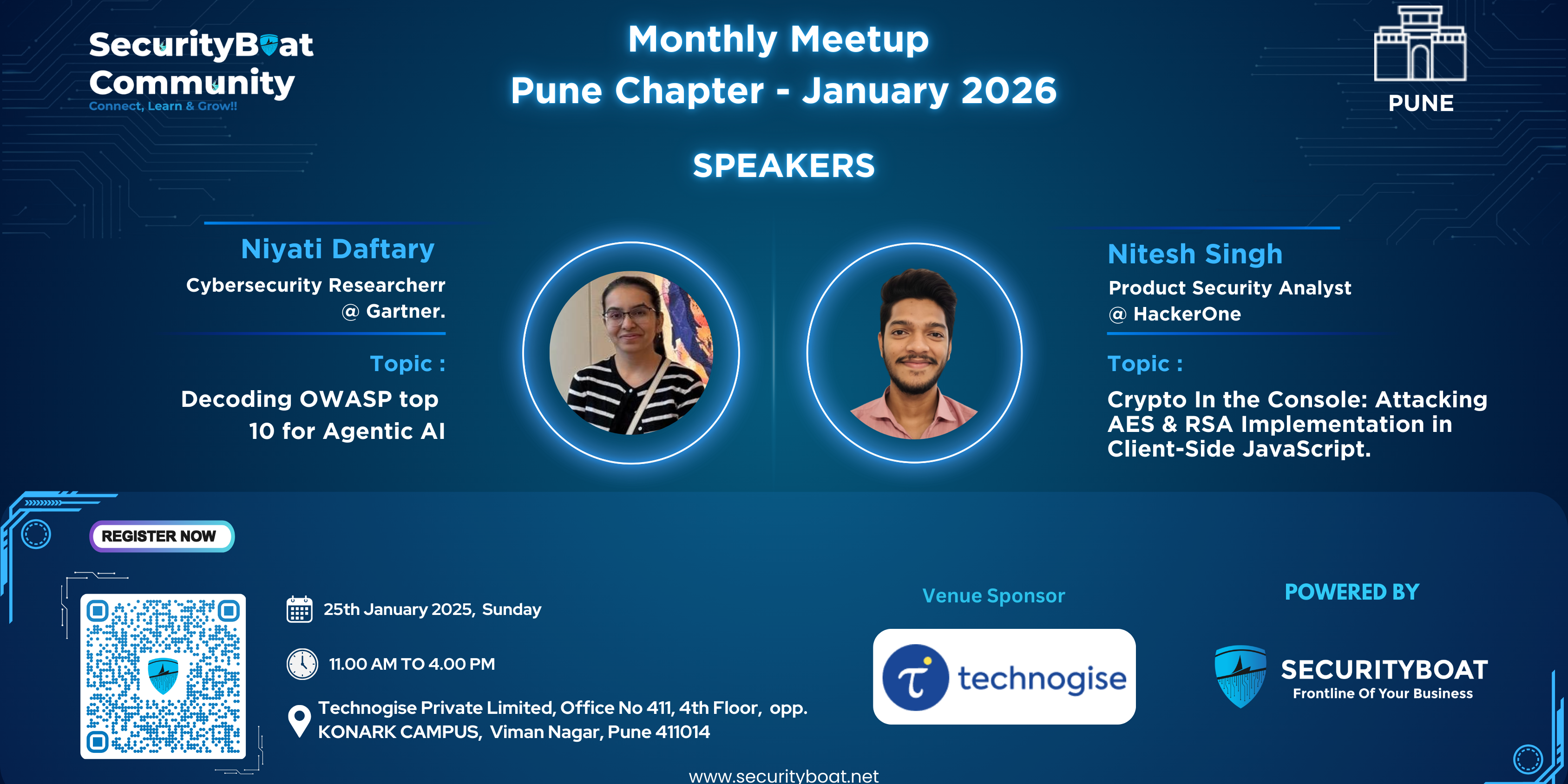 SecurityBoat Community Meetup (Pune) - January 2026