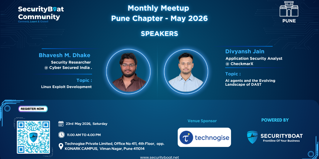 SecurityBoat Community Meetup (Pune) - May 2026